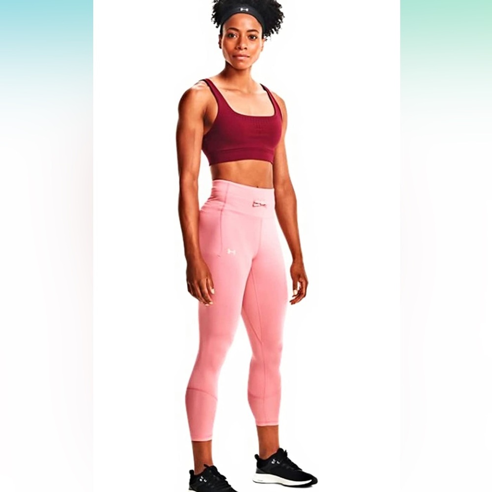 Under Armour Women's UA Meridian Rib Waistband Ankle Leggings activewear